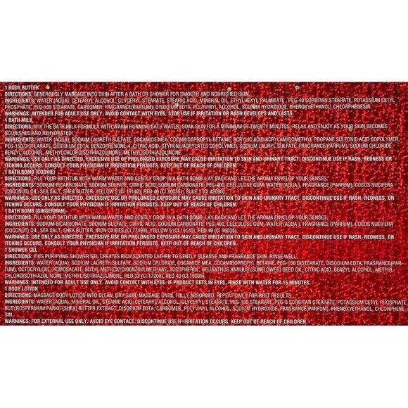 Body & Earth 7-Piece Santa's Bath Set Christmas Theme Bath Gift Set - Picture 4 of 5